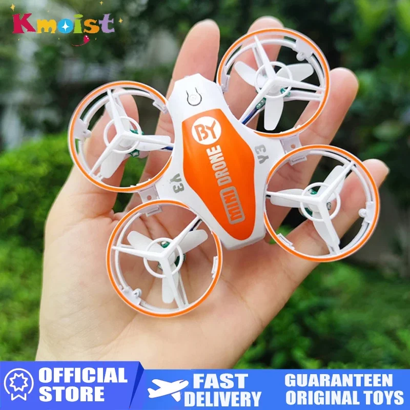 RC Helicopter Mini Dron Fixed-Height Remote Control Aircraft Obstacle Avoidance Drone with Light Toys for Boys Children's Gifts