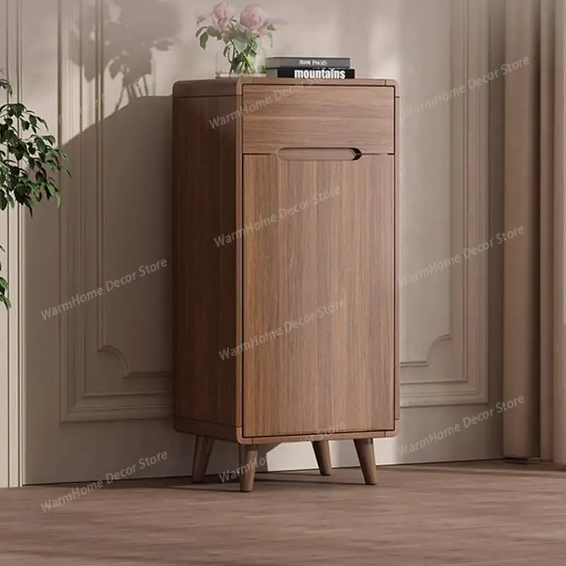 

Minimalist Wooden Shoe Cabinet Luxury Storage Apartments Corridor Shoe Cabinet Organizers Entryway Szafka Na Buty Furniture
