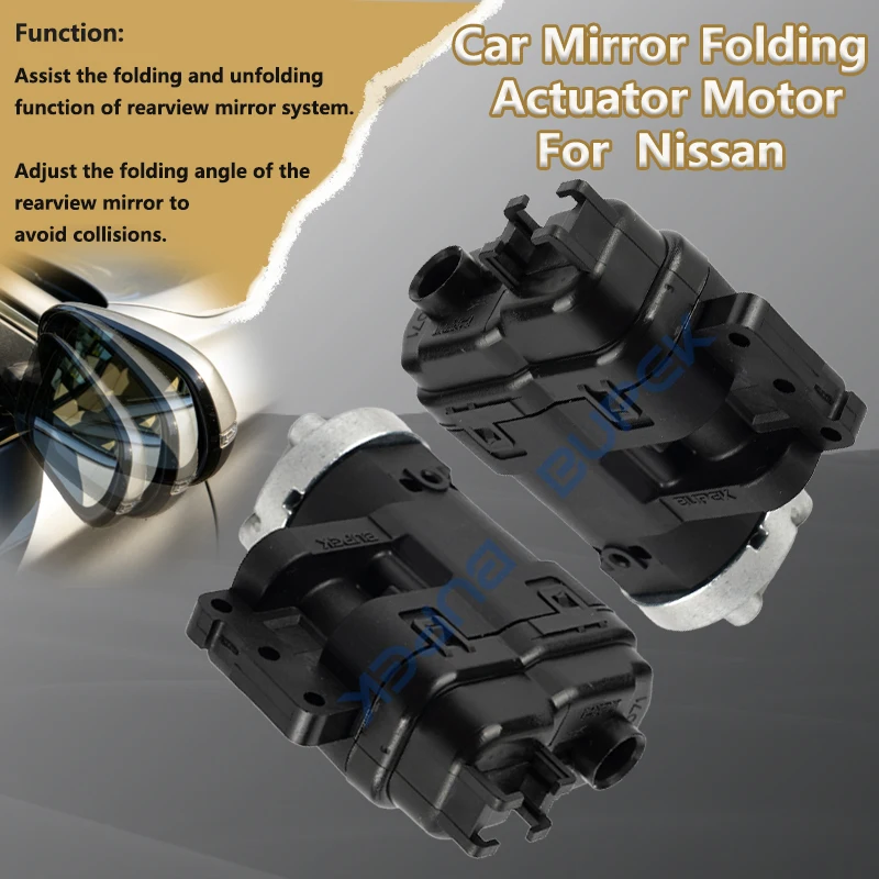 BUPEK For Nissan Sylphy MK14 X-Trail T33 Note MK3 2020-2024/Altima MK6 2019-2023 Car Door Side Mirror Electric Fold Motor R L