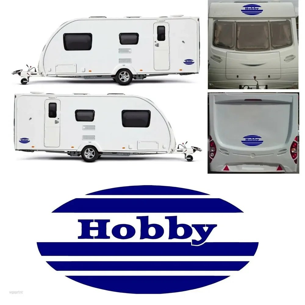 1 Uds Hobby gráficos pegatina de coche para autocaravana caja de caballo caravana RV Camper Van decoración del cuerpo Auto calcomanías de vinilo accesorios de sintonización