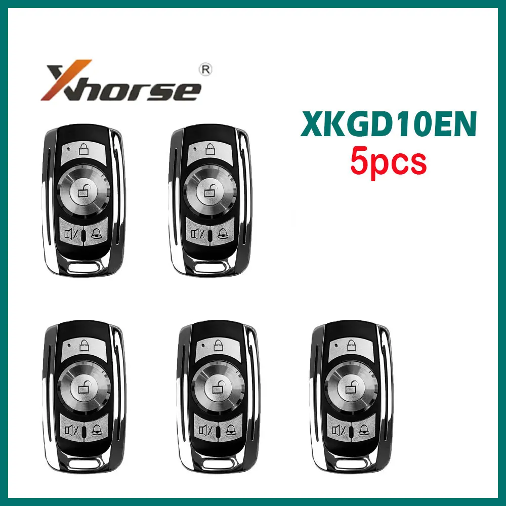 

5Pcs/Lot Xhorse 4 Buttons XKGD10EN Wire Remote Key for VVDI Programmer Tool Universal Car Remote Key Garage Door English Version