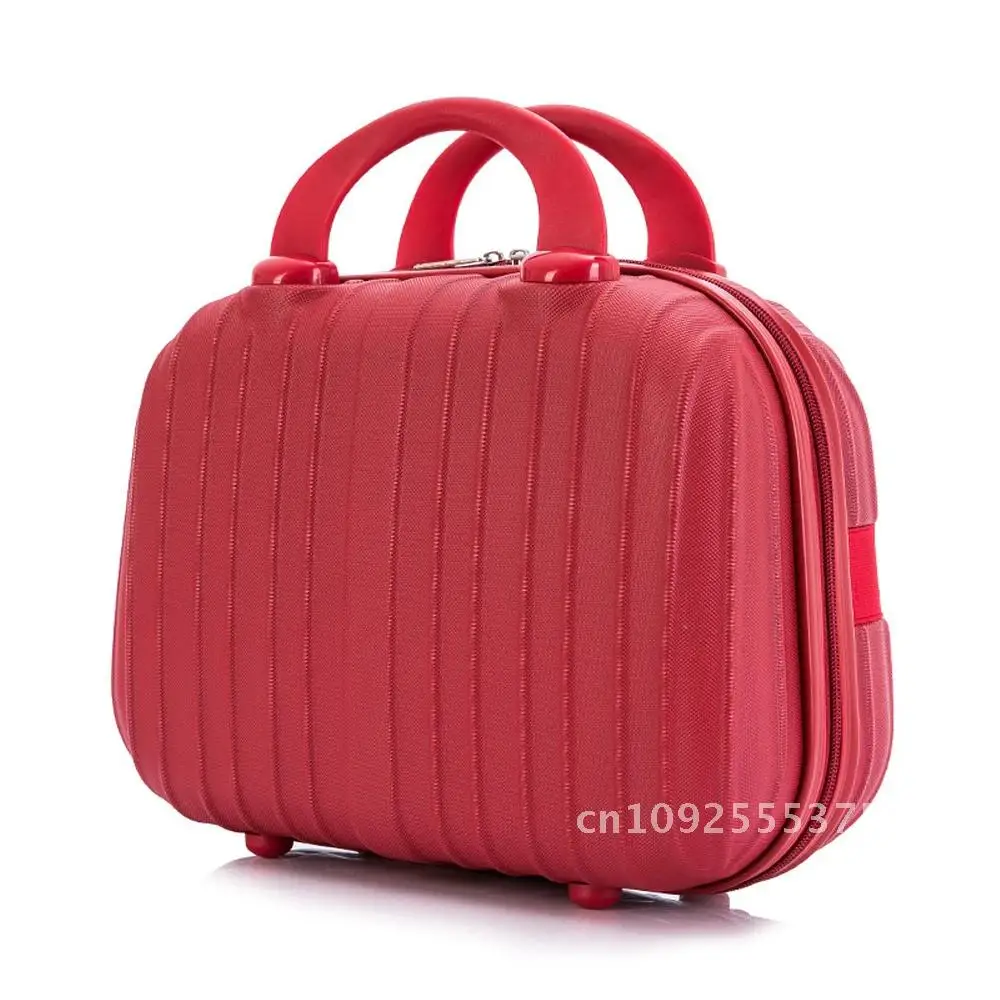 14 "rosa impermeável à prova de explosão senhora mala de viagem bolsa de maquiagem feminina tamanho: 31-14.5-24cm