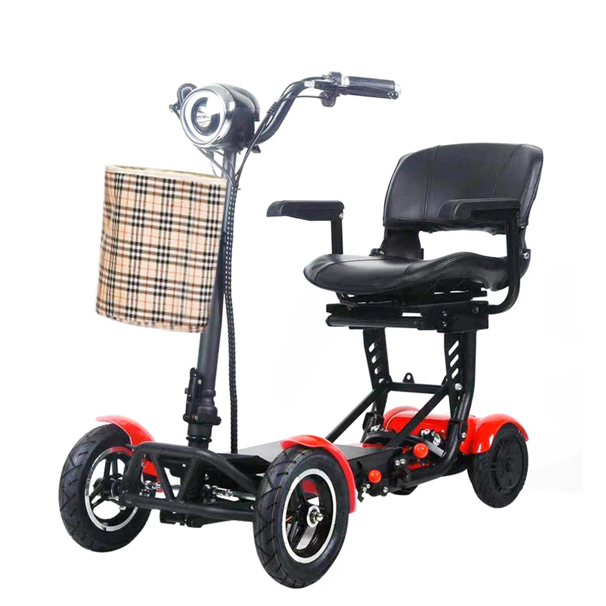 Heavy‑Duty T2 4‑Wheels Mobility Scooter 36V 500W Dual Motor 18Ah Battery 14