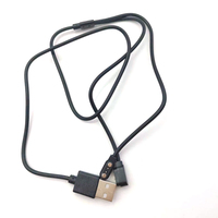 1pcs USB DC Magnetic Charge Connector 2.54mm usb 1 to 2 pogo pin Magnetic Cable Male for Smart Watch GT88 G3 KW18 Y3 GT68