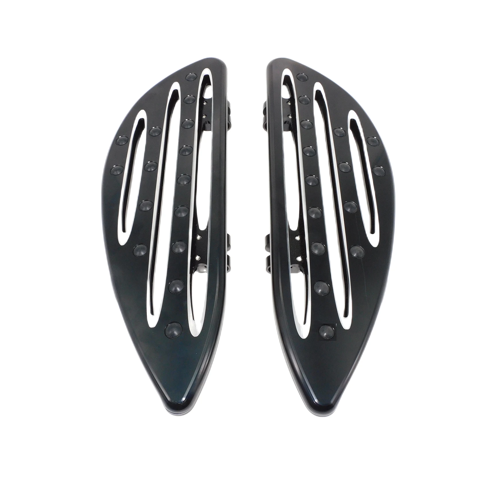 Motorfietsrijder Uitgebreide voorste vloerplanken CNC voetsteunen voetsteunen voor Harley Touring Softail Street Electra Glide Road King FL