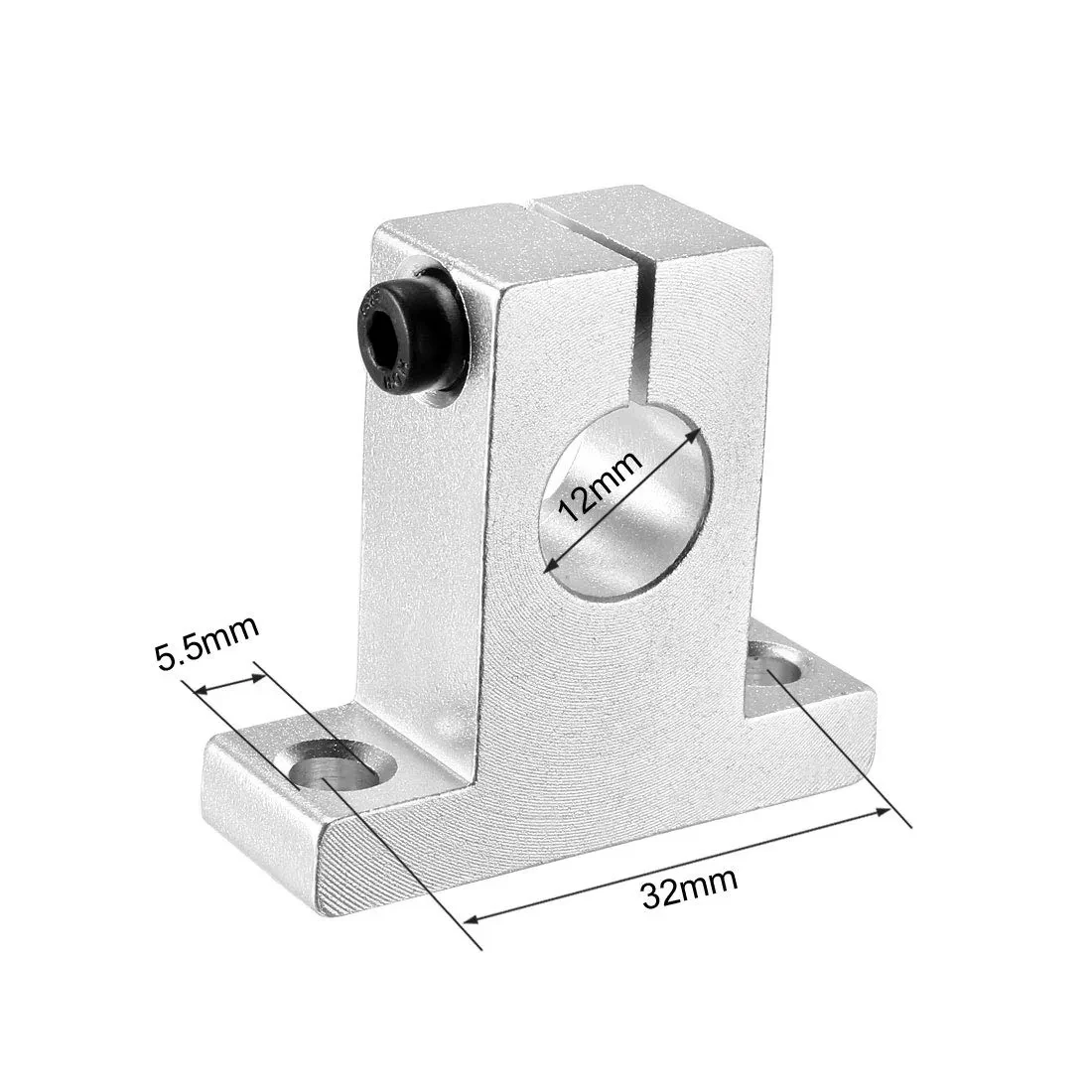 Imagem -03 - Trilho de Movimento Linear Que Aperta Rod Apoio do Guia para o Router do Cnc Peças da Impressora 3d Sk6 Sk8 Sk10 Sk12 Sk16 10 20 Pcs Lot