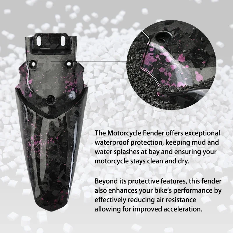 

LESQUE пит-байк, брызговик, крыло, задний брызговик для Talaria MX3 MX4, электрический мотокросс, оригинальные детали из углеродного волокна