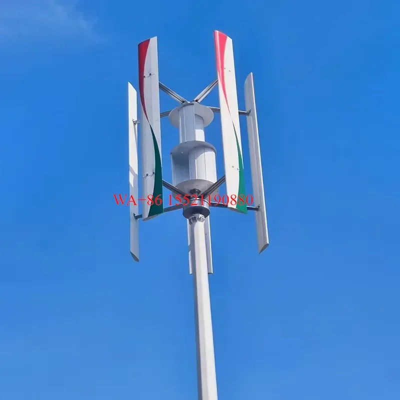 WMWMNU Low Noise Home Electricity Vertical Axis Wind Turbine 3Kw for Sale