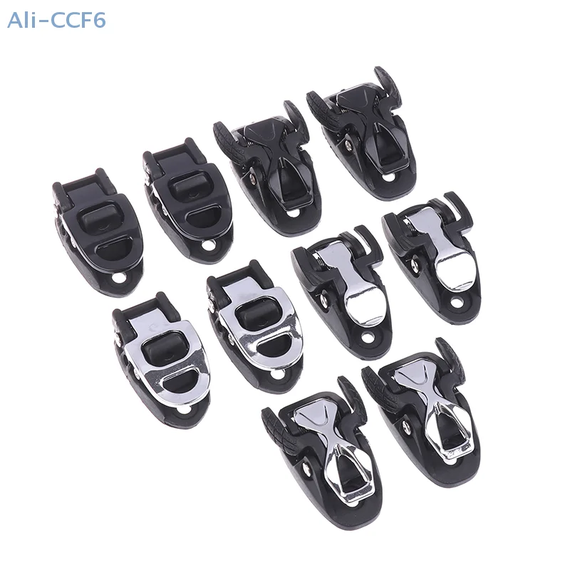 2Pcs Roller Skate Spider Buckle Universal Durable Plastic Inline Skating Strap Buckle Clasp Buckle Skating Tight Belt Buckle