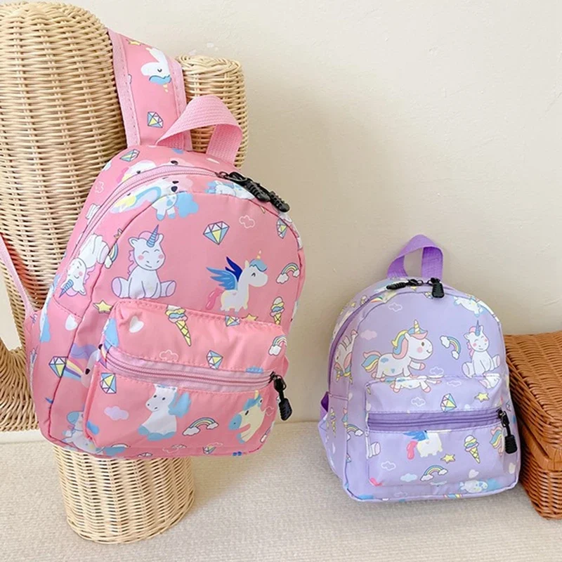 

Children Backpack Cartoon Dinosaur Unicorn Pattern Baby Cute Kindergarten Schoolbag Waterproof Kids Bags Boys Girls Backpacks