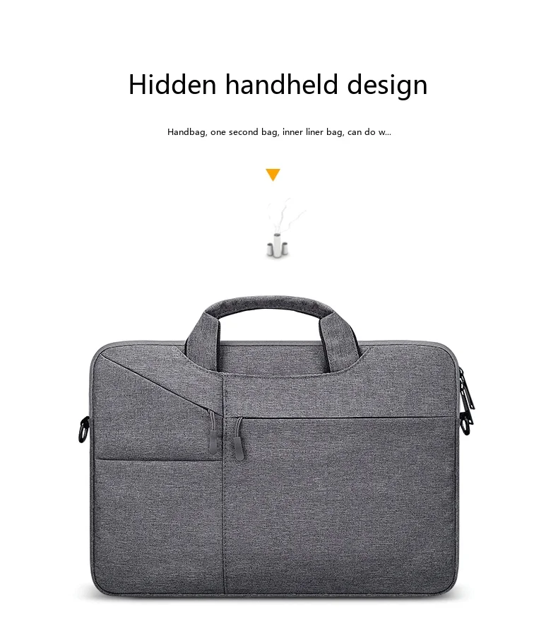 Oxford Laptop-Umhängetasche 14 15 Zoll Wasserdichte Aktentasche für MacBook Tragbare Schulter-Handtasche – Detail 10