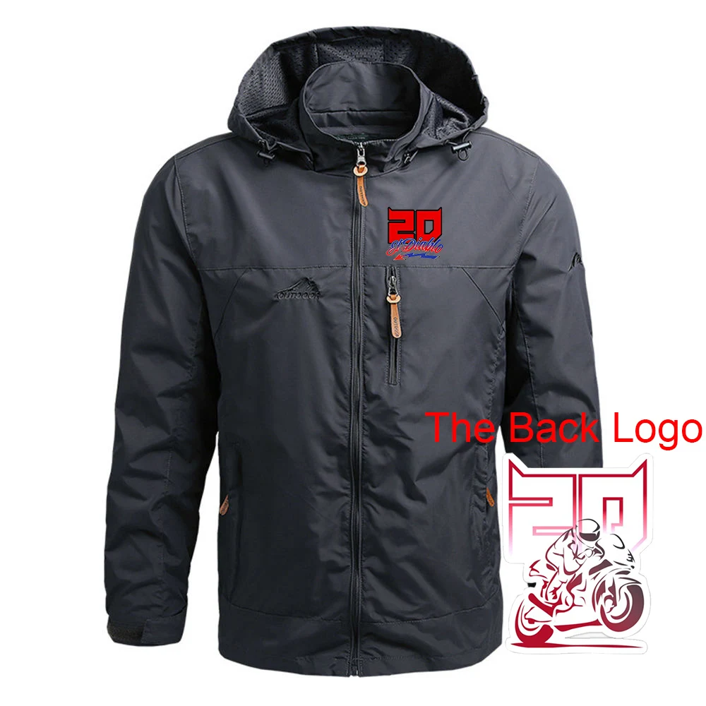 

2026 Fabio Quartararo Motorcycle Rider Spring And Autumn New Men's Four-color Windbreaker Simple Breathable Zipper Thin Coat