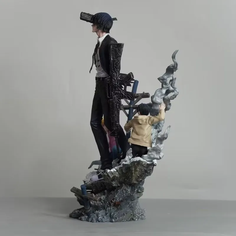 Chainsaw Man Gun Devil Devil Hunter Gk Anime Figure Resin Statue Desktop Decoration Ornament For Anime Fans Collection Gift view 5