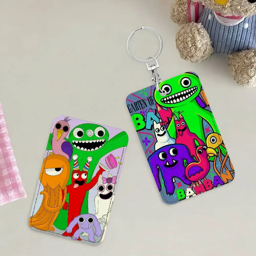 

Держатель для карт Game G-Garten of B-Banban, подходит для студенческих проездных, проездных на метро, банковских карт, спортивных карт и брелоков для предотвращения потери ключей.