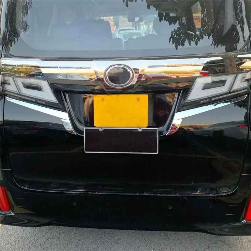 

WELKINRY For Toyota Alphard Vellfire AH30 2015-2022 Car Tail Rear Lamp Light Eyelid Box Gate Back Door Trunk Boot Lid Cover Trim