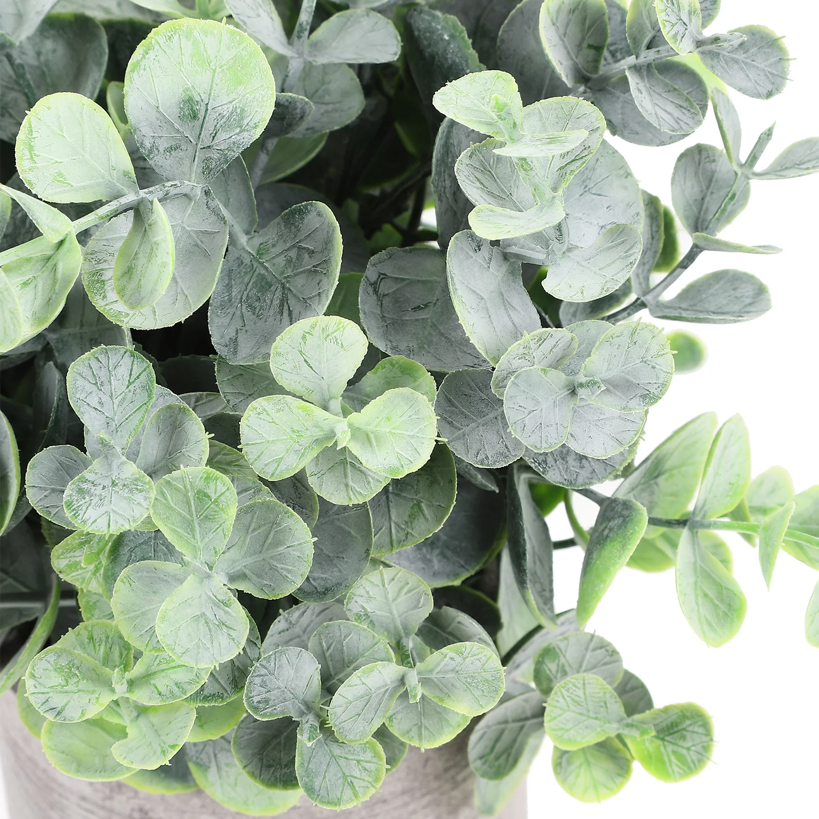 

Artificial Plants Eucalyptus Faux Greenery Potted Decor Vivid Colors Realistic Leaves Plastic Home Office Bar