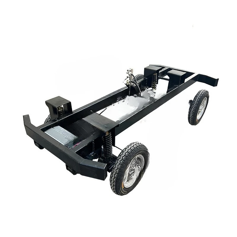 Unmanned chassis development test vehicle can communicate steer-by-wire remote control