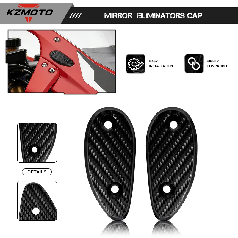 

2025 cbr1000rr rear mirror cover For CBR1000RR CBR1000RR-R SP 2008-2026 Motorcycle Windscreen Driven Mirror Hole Protection Cap