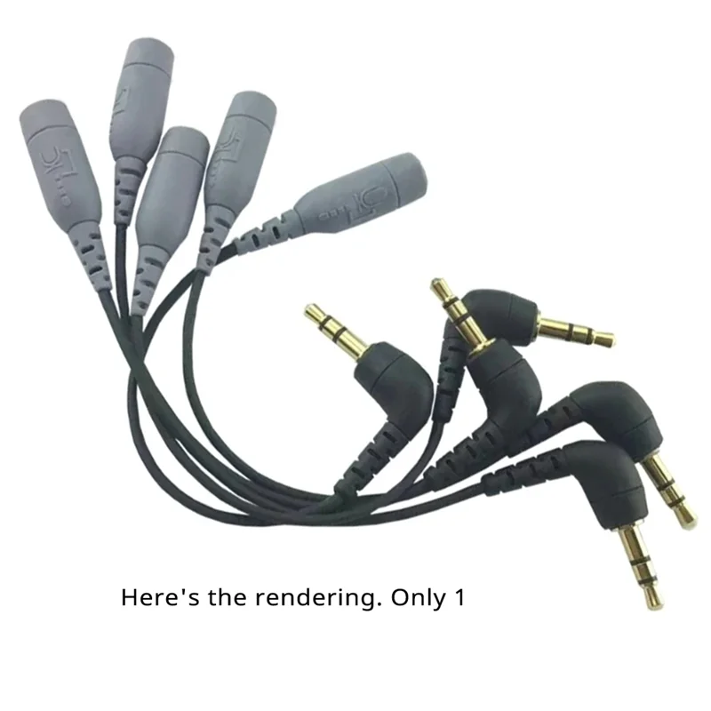 【B74A】3.5Mm To TRRS Microphone Cable Adaptor 3.5Mm Female TRRS Microphone Adapter For RODE Mic Camera Recording