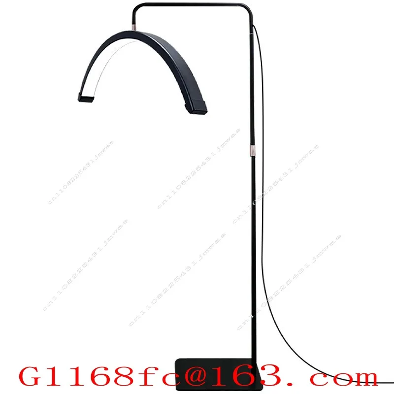 24 Inch U-shaped Fill Light Floor Lamp Eye Protection Nail Art Shadowless LED High Brightness Half Moon Lamp