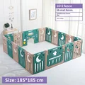 Green brown 18pcs