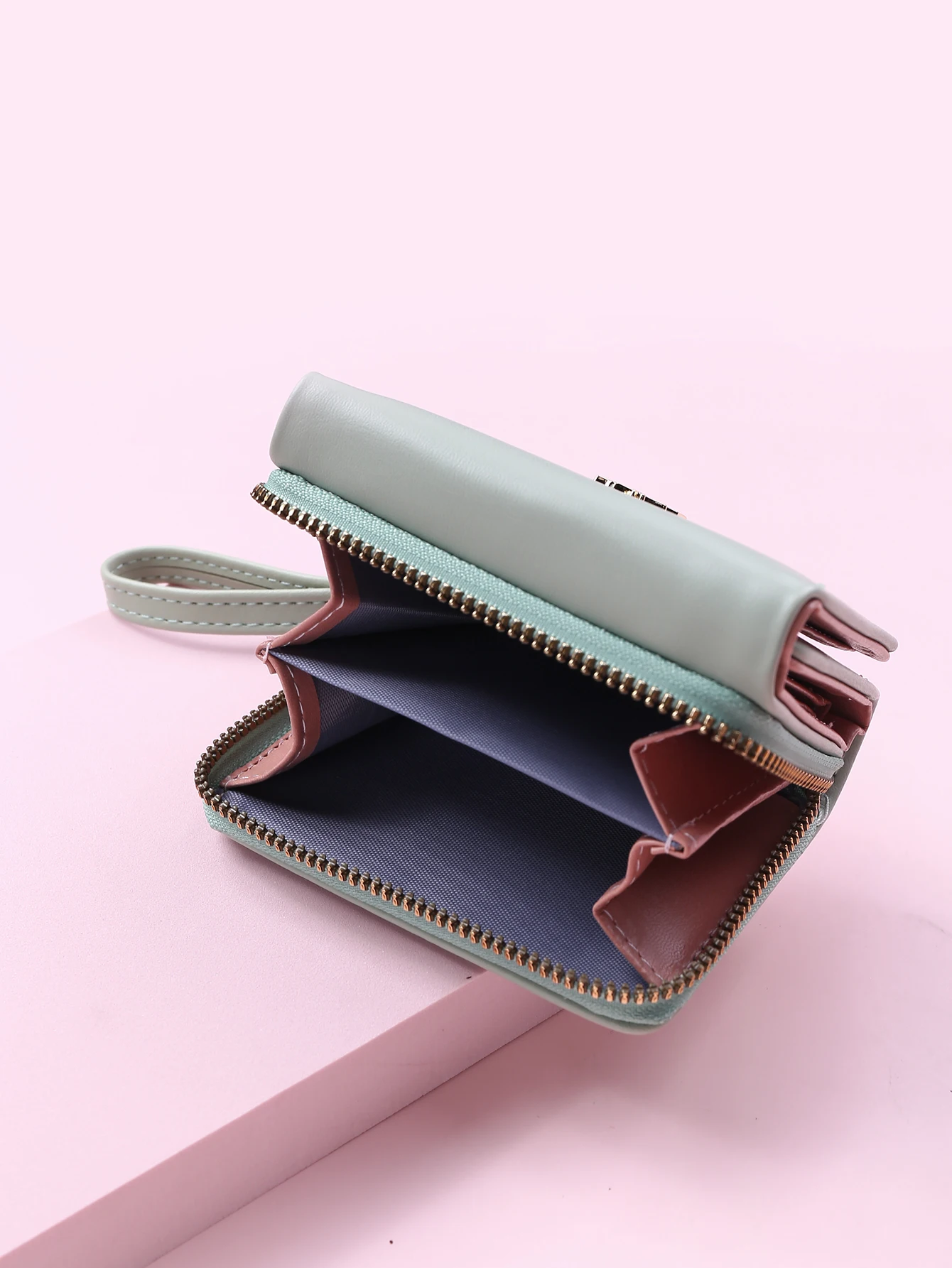 Luxus Marke frauen Kleine Brieftasche Weibliche Karte Halter Kurze Brieftaschen mit Geldbörse für Frau Damen PU Leder Haspe Mini kupplung – Detail 14