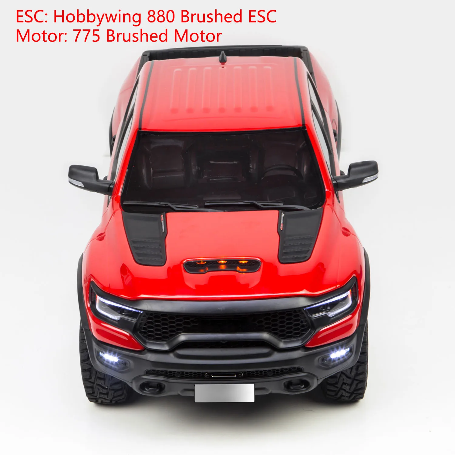 

1:8 4WD RC Off Road Vehicle Radio Control Pickup Truck Differential Locks 2Speed Transmission Metal Gears Hobbywing ESC Lights