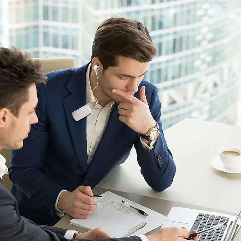 

Trouvaille K68 Bluetooth-наушники, беспроводные наушники Lotus, выдвижная петличная гарнитура с зажимом, поддержка записи карт памяти