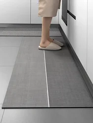 kitchen Floor Mat Waterproof Oil-proof Carpet Leather Pvc Mats Home Decor Long Rug alfombra cocina 주방바닥 שטיח למטבח