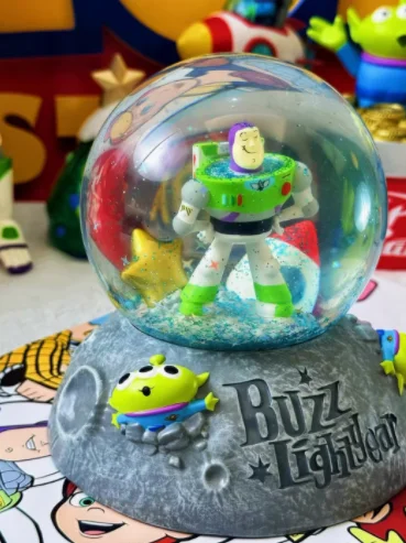 

[Funny] 15cm Disney Toy Story Buzz Lightyear crystal ball Action figure toys statue collection model home decoration kids gift