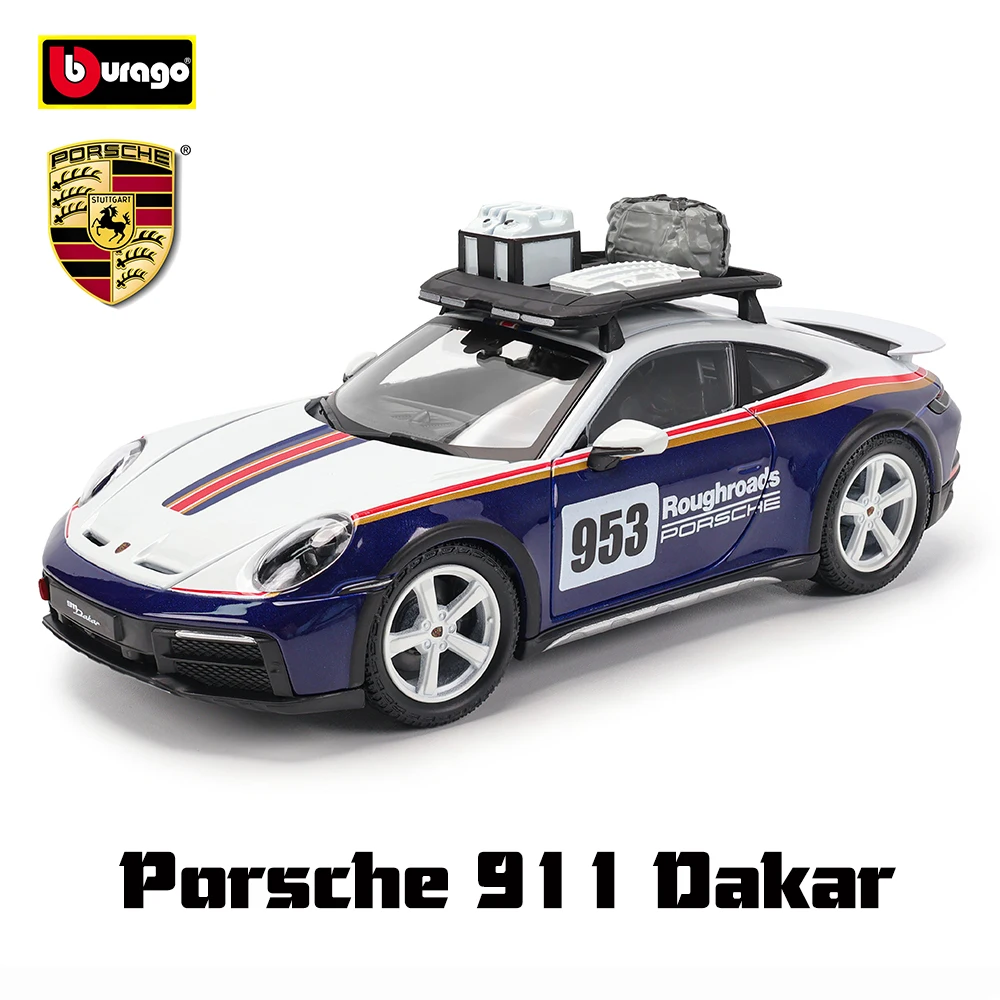 Bburago 1:24 Porsche 911 GT3 Taycan Turbo S 718 Boxster simulation