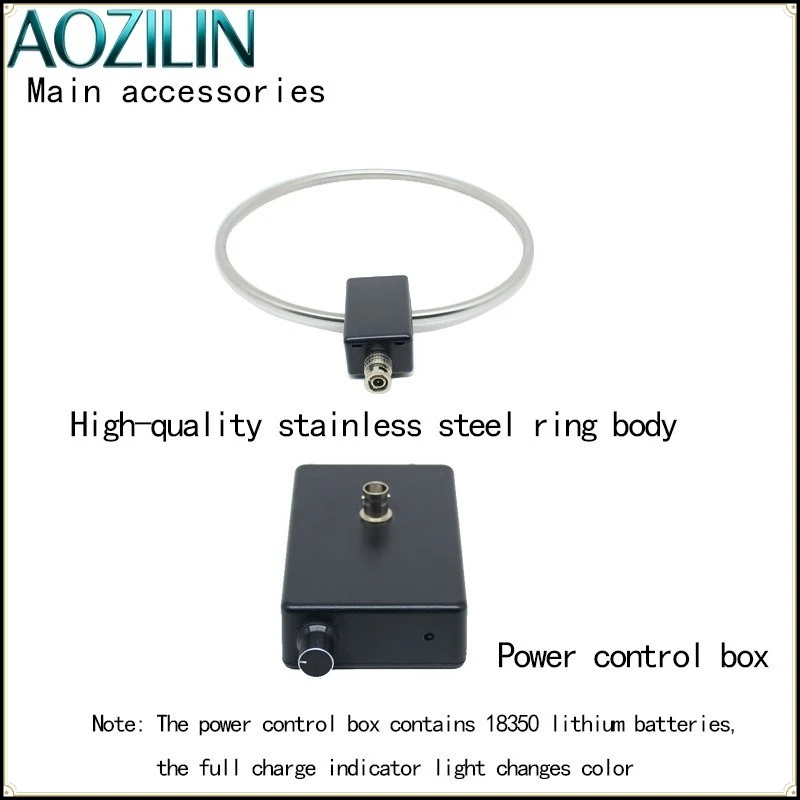GA450 Active Shortwave Loop Receiving Antenna,SW MW Tunable Aerial for VOA Broadcast SDR Ham Radio Shortwave Receiver Accessory