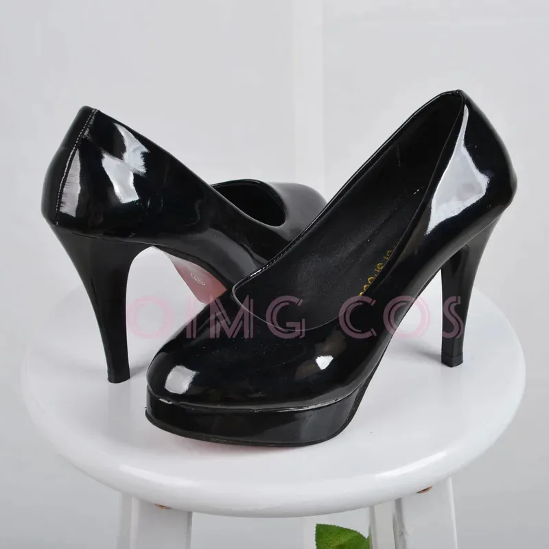 

Yor Forger Cosplay Shoes High Heels Anime Chinese Style Halloween for Spy Women Game