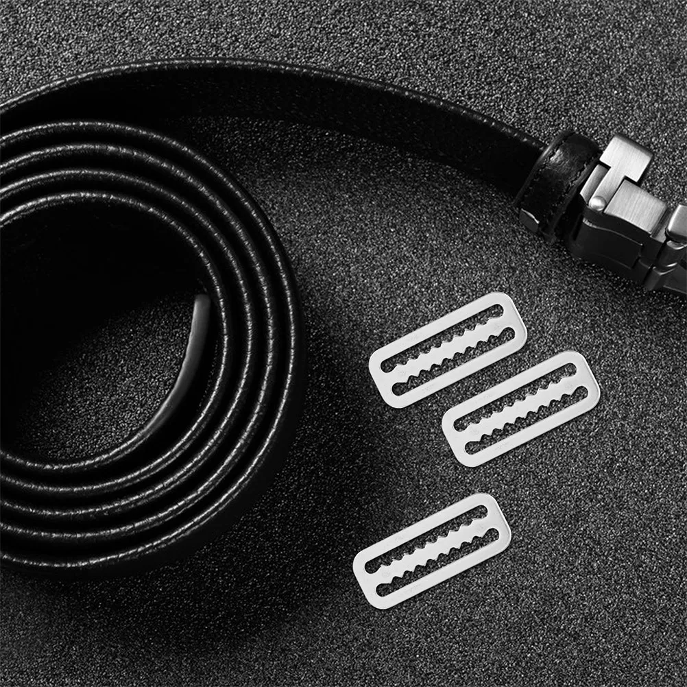Scuba Diving Weight Belt Slide Stopper 4Pcs Stainless Steel Serrated Webbing Retainer Outdoor Dive Gear