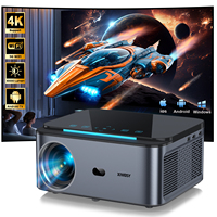XIWBSY 2025 T07 Projector 30000Lumens Android Projector 8K Decode AutoFocus Projector LED Projector 1080P Home Theater Beamer