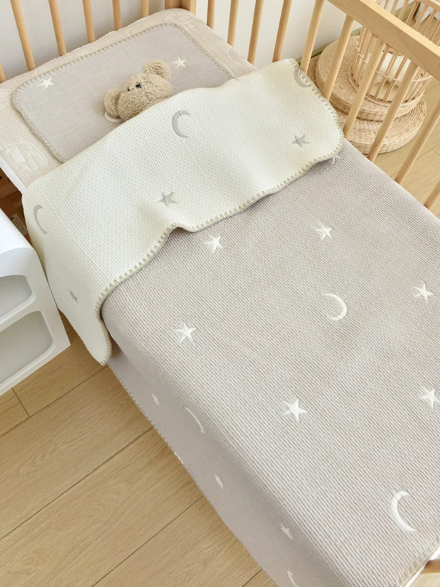 

Baby Cotton Blankets Newborn Boys Girls Stroller Thick Jacquard Children Blanket Infant Sleeping Air Conditioning Blanket CJ243