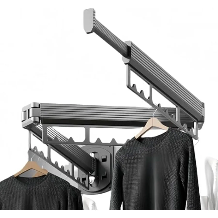 

Mounted Wall Drying Rack Laundry Hanger Dryer Rack Laundry Hanger Rack Wall Mounted Clothes Rack Laundry Room Hanging Rack Fold