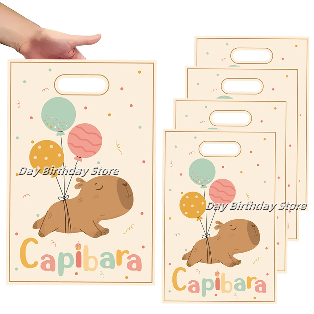 Capybara Birthday Party Gift Bags Capybara Surprise Box Loot Goodie Bag Candy Bag Baby Shower Supplies Kids Party Favors Gifts