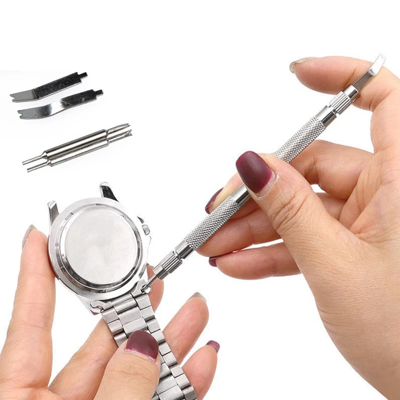 

5Pcs Watch Repair Tool Set Metal Bracelet Watch Band Replace Spring Pine Needle Bar Connection Pin Remover Tool Parts