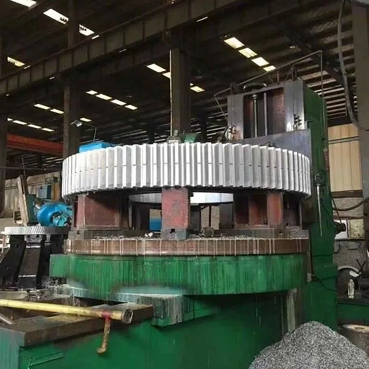 OEM مخرطة تصنيع صب الصلب خلاط الخرسانة الدائري والعتاد للبيع #5