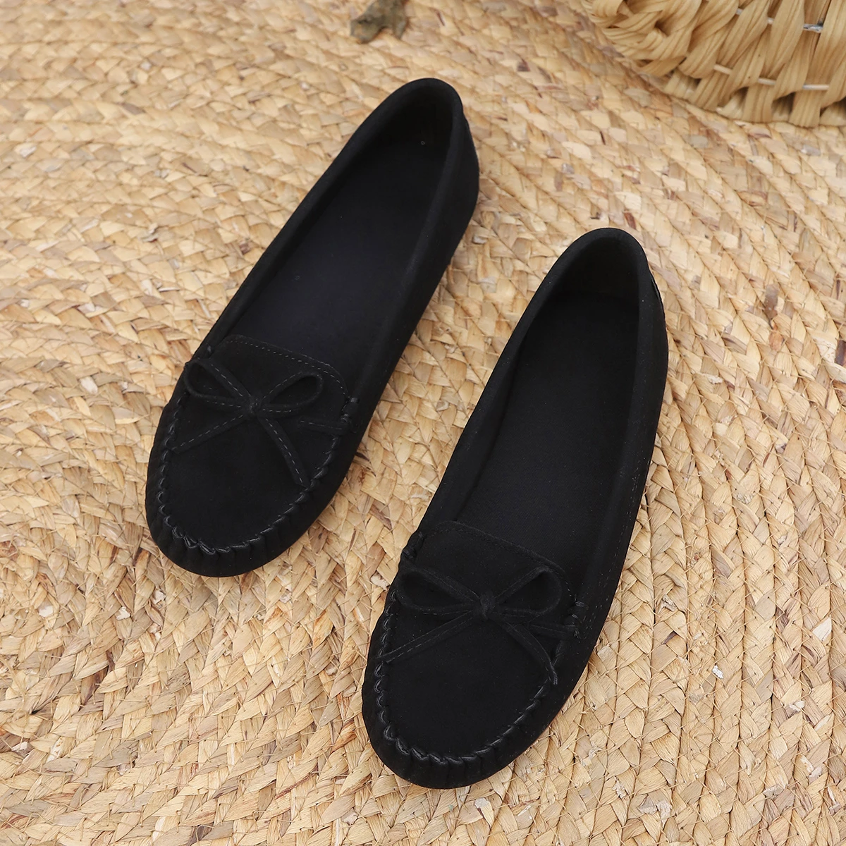 الربيع والخريف أنيقة جولة اصبع القدم مثير منخفضة الكعب عارضة الأحذية المألوف أفضل بيع جديد مريح زائد حجم الأحذية النسائية #6