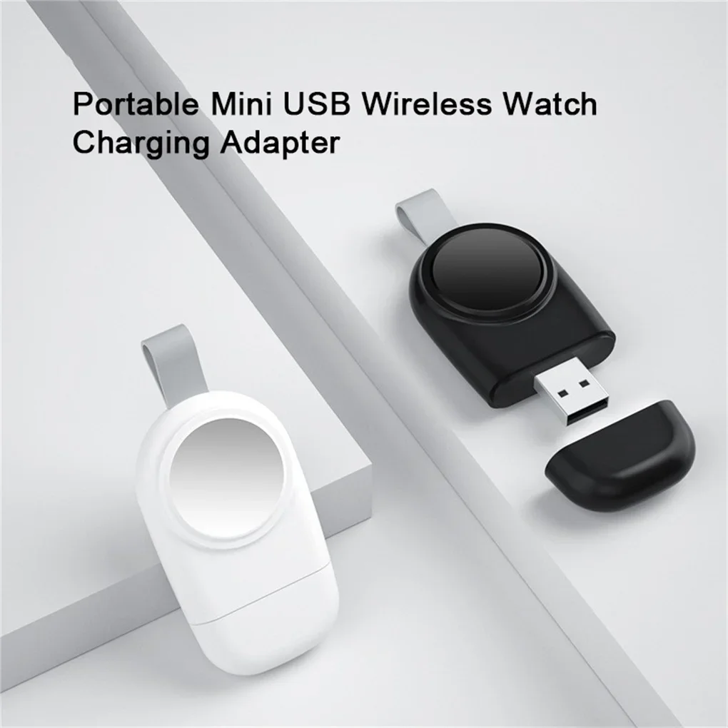 

Беспроводной зарядный адаптер для часов, беспроводное зарядное устройство USB, настольное бытовое дорожное сменное устройство для iOS Watch SE/5/6/7