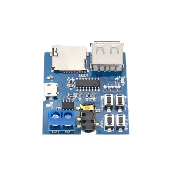 Mp3 Lossless Decoder Board With Amplifier mp3 Module TF Card USB Flash Drive Decoder Player