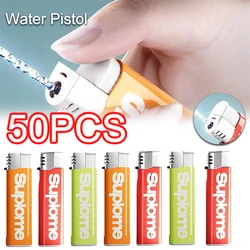 New Kids Toy Lighter Water Gun Press To Spray Water Party Favors Trick or Treat Prank Gadgets Funny Toys