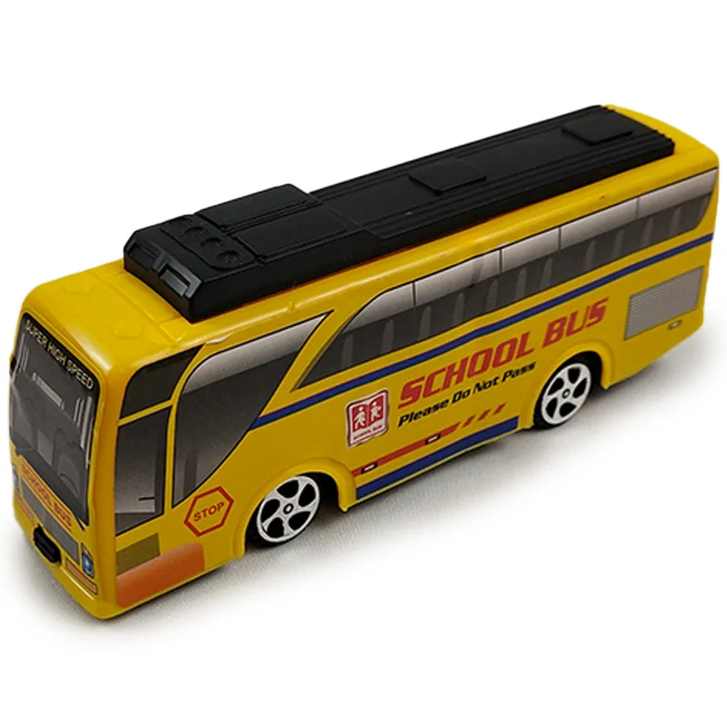 Hot Selling Children Pull Back Car Toys Educational Toy Simulated City Bus Car Toy Model Children Best Birthday Gifts