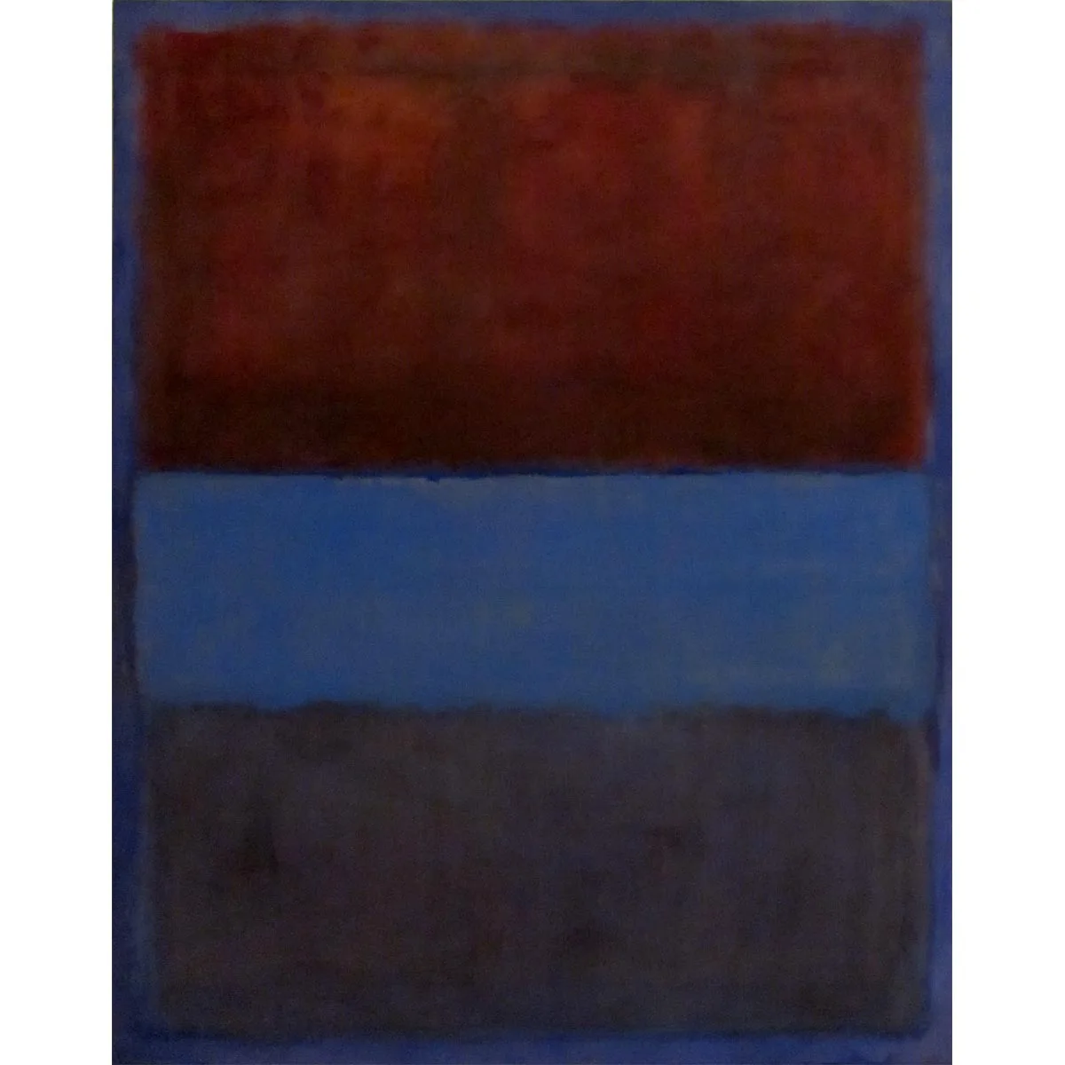 Mark Rothko paintings reproduction,No.61(Rust and Blue),Hand painted abstract oil painting.Picture decoration for home,Wall art