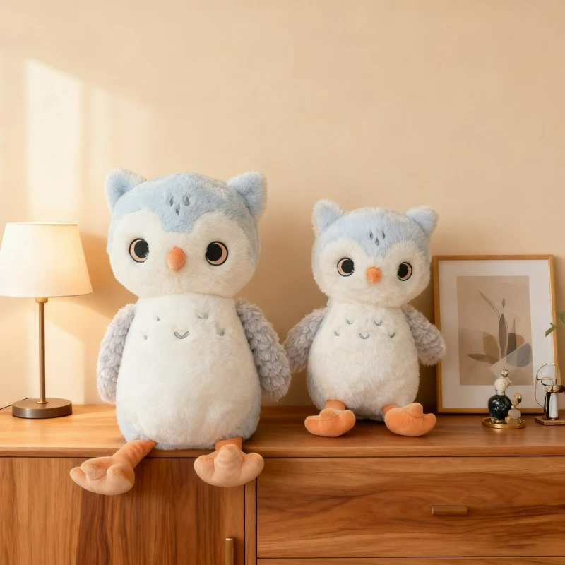 

30cm soft cute owl doll super cute penguin elf doll plush toy soothing companion doll Christmas gift birthday gift