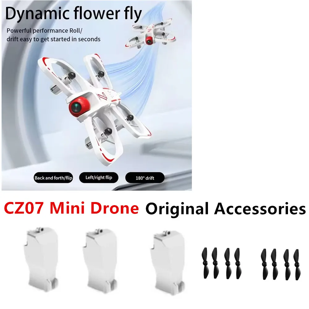 CZ07 Mini Drone Batterij 3.7V 680mAh / Propeller Esdoornblad / Gebruik Voor CZ07 Drone Originele Accessoires CZ07 Drone Onderdelen Batterij