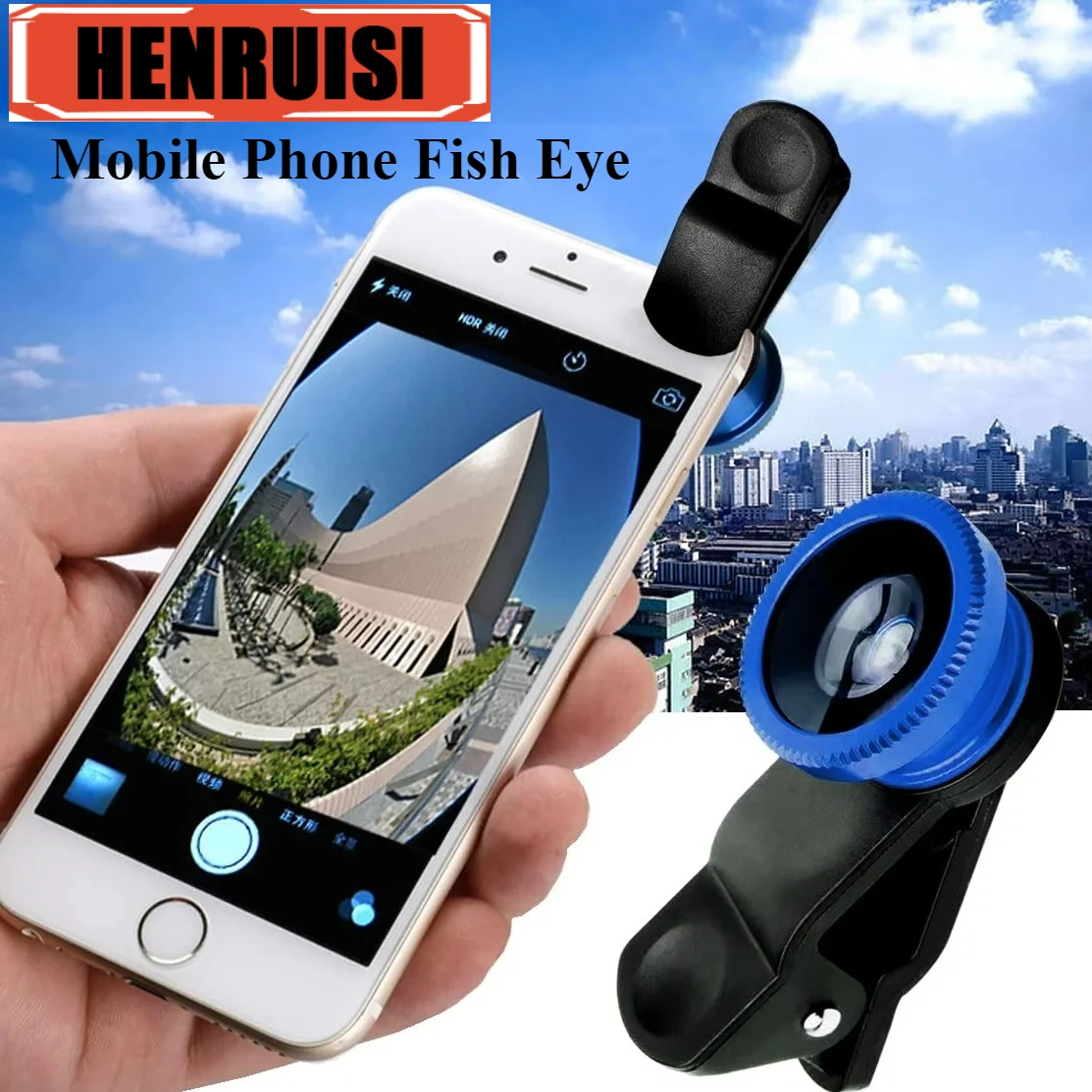 3 in1 Wide Angle Lens 180° Fisheye Lens Macro Lens Effects With Phone Clip for iPhone Xiaomi Redmi Camera Smartphone Lenses Kit