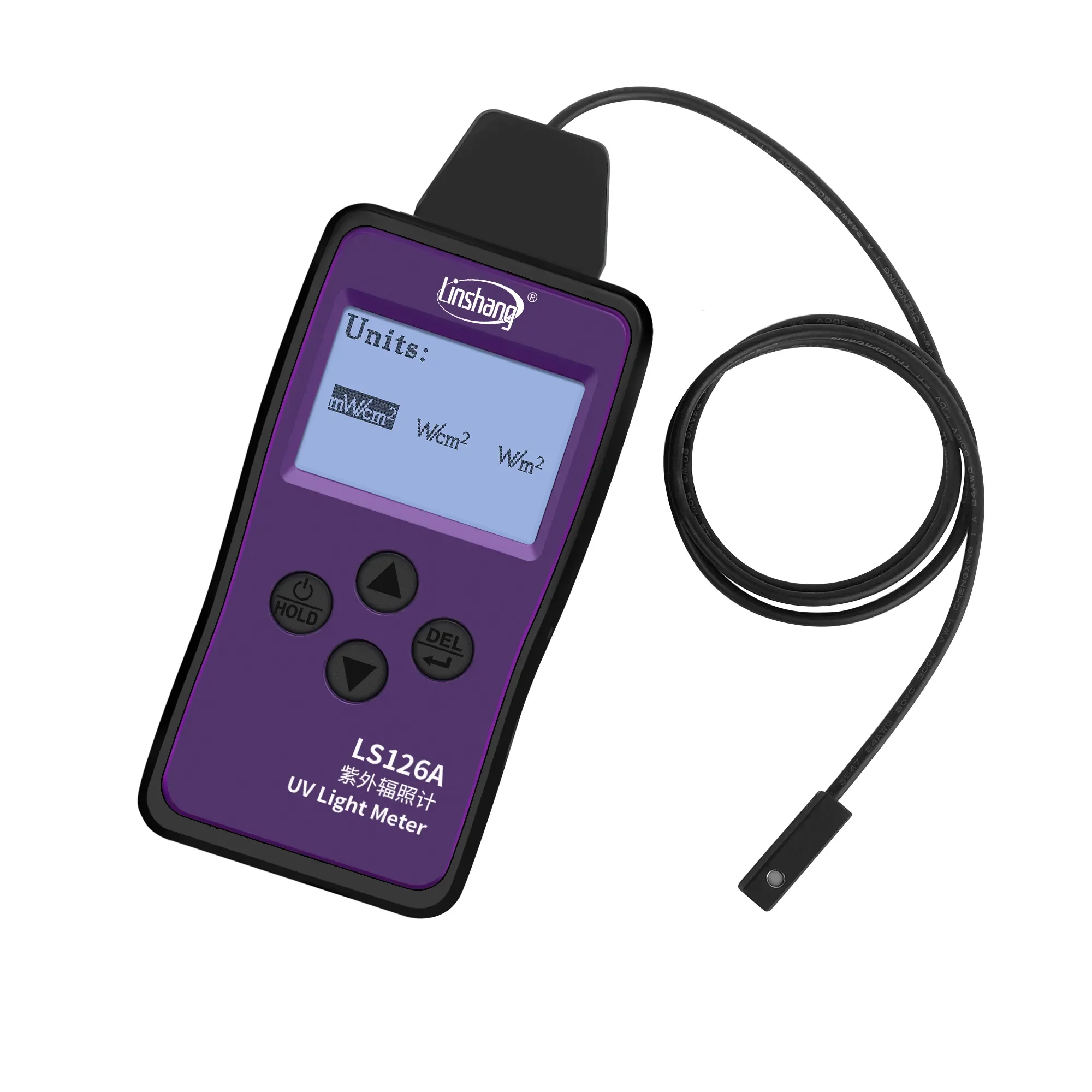 LS126A UV Light Meter UV Intensity Meter Power Measuring Range 0 - 20000 MW/cm2 with Data Statistics Function